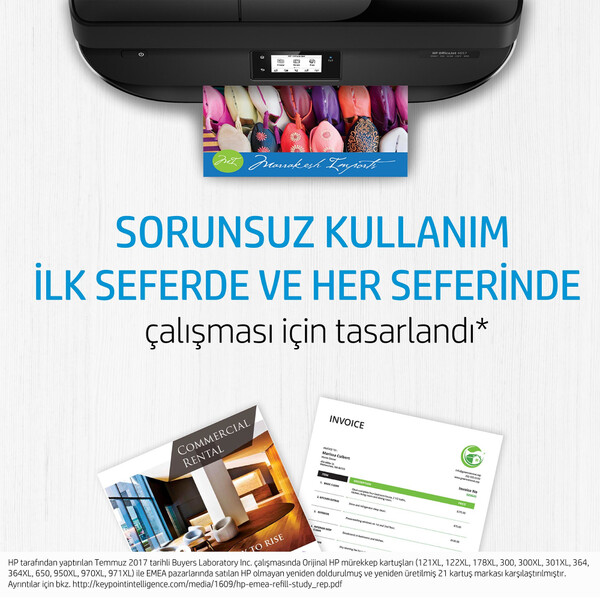 Orijinal HP 912XL Mürekkep Kartuşu Kırmızı 3YL82AE