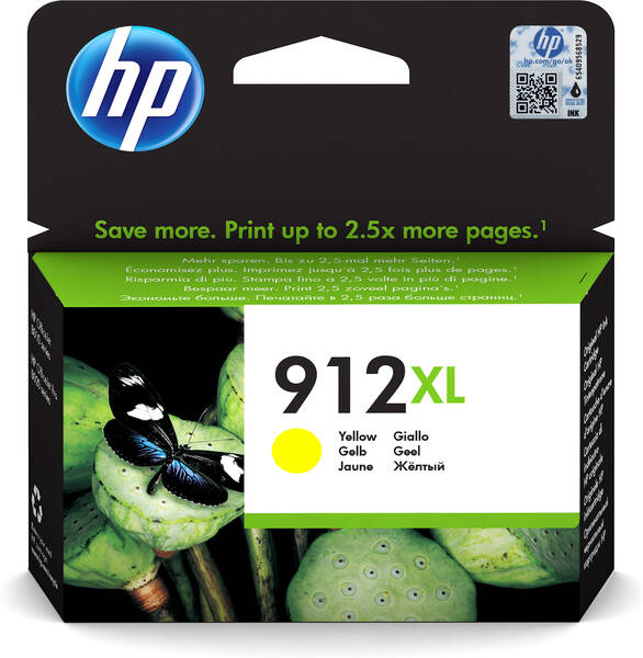 Orijinal HP 912 XL Mürekkep Kartuşu Sarı 3YL83AE