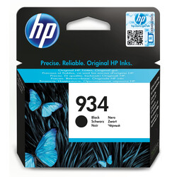 Orijinal HP 934 Mürekkep Kartuşu Siyah C2P19AE - Thumbnail (0)