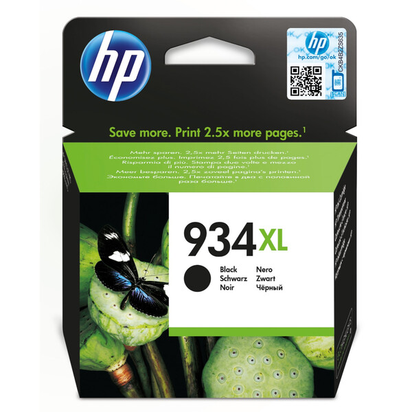 Orijinal HP 934 XL Mürekkep Kartuşu Siyah C2P23AE