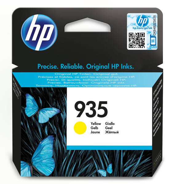 Orijinal HP 935 Mürekkep Kartuşu Sarı C2P22AE