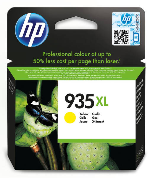 Orijinal HP 935XL Mürekkep Kartuşu Sarı C2P26AE