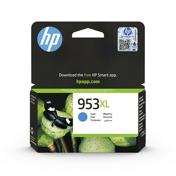 Orijinal HP 953 XL Mürekkep Kartuşu Mavi F6U16AE