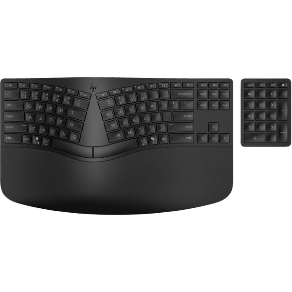 HP 960 Ergonomik Kablosuz Klavye Siyah 7E755AA