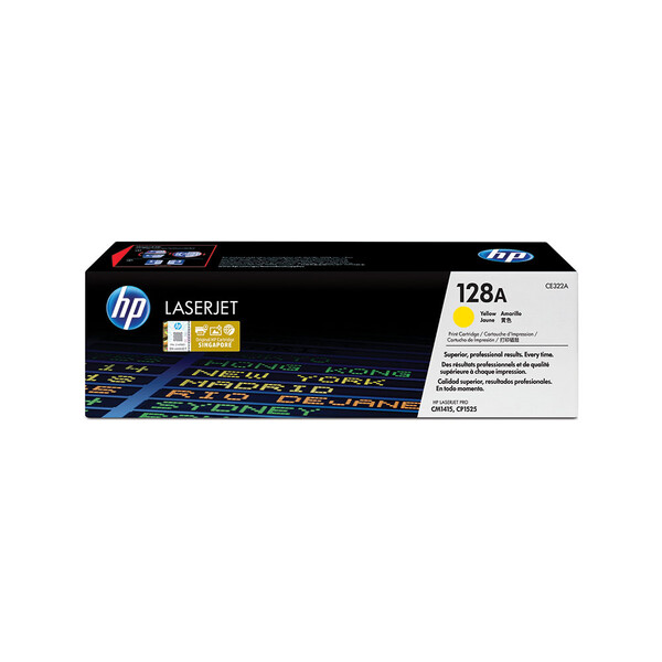 Orijinal HP 128A Toner Sarı CE322A