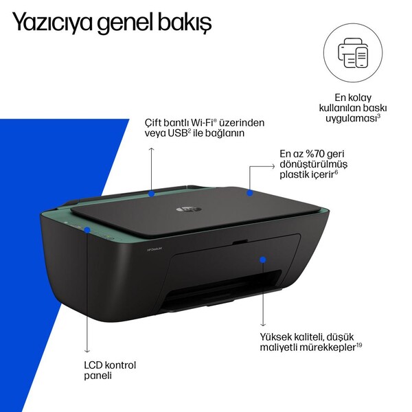 HP DeskJet Ink Advantage 2978 Hepsi bir Arada Yazıcı B3ZG8C - 8