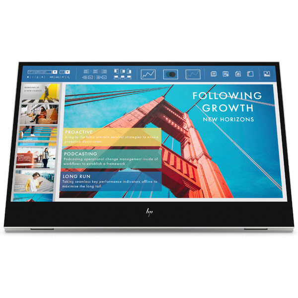 HP E14 G4 14 inç 5ms (2XSuperSpeed USB Type - C) Full HD 60 Hz IPS Taşınabilir Monitör Siyah 1B065AS