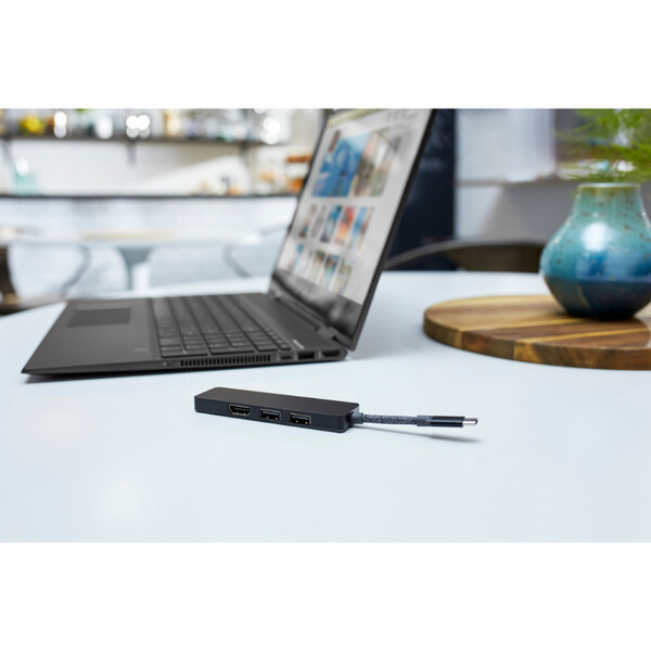 HP ENVY USB - C Hub - HDMI 2.0 4K & USB - A x 2 & USB - C 90W 5LX63AA