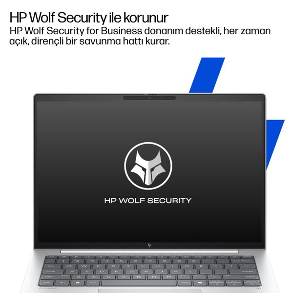 HP Elitebook Laptop 8 G1i Intel Core Ultra 7 258V 32GB RAM 1TB SSD Intel Arc Graphics 14 inç WUXGA Windows 11 Pro Gümüş D30NJET