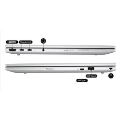 HP EliteBook Laptop 8 G1i Intel Core Ultra 7 255U 32GB RAM 512GB SSD Intel Graphics 14 inç WUXGA Windows 11 Pro Gümüş CS7R0ET - Thumbnail