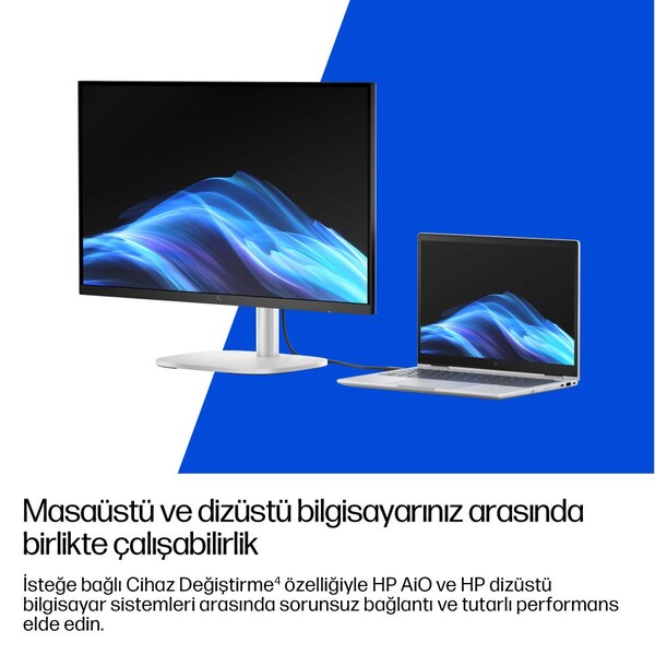 HP EliteStudio 8 G1i Intel Core Ultra 7 265 32GB RAM 1TB SSD Intel Graphics 27 inç QHD Windows 11 Pro All In One PC C6QV6ET