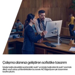 HP EliteStudio 8 G1i Intel Core Ultra 7 265 32GB RAM 1TB SSD Intel Graphics 27 inç QHD Windows 11 Pro All In One PC C6QV6ET - Thumbnail