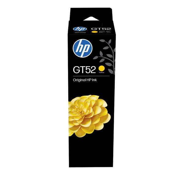 Orijinal HP GT52 Sarı Mürekkep Şişesi 70ml M0H56AE