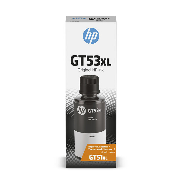 Orijinal HP GT53 XL Şişe Mürekkep Siyah 1VV21AE 135 ML