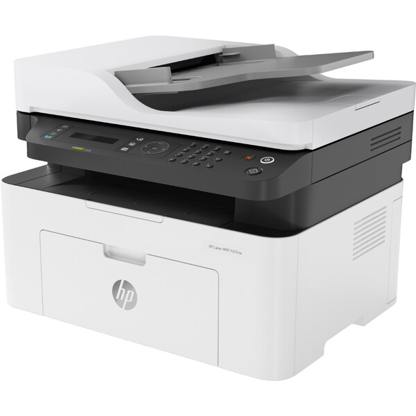 HP Laser MFP 137fnw Wi - Fi Faks Fotokopi Tarayıcı Lazer Yazıcı 4ZB84A