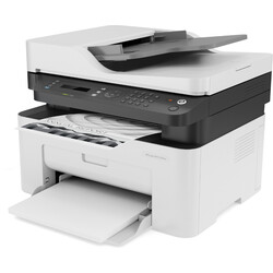HP Laser MFP 137fnw Wi - Fi Faks Fotokopi Tarayıcı Lazer Yazıcı 4ZB84A - Thumbnail (4)