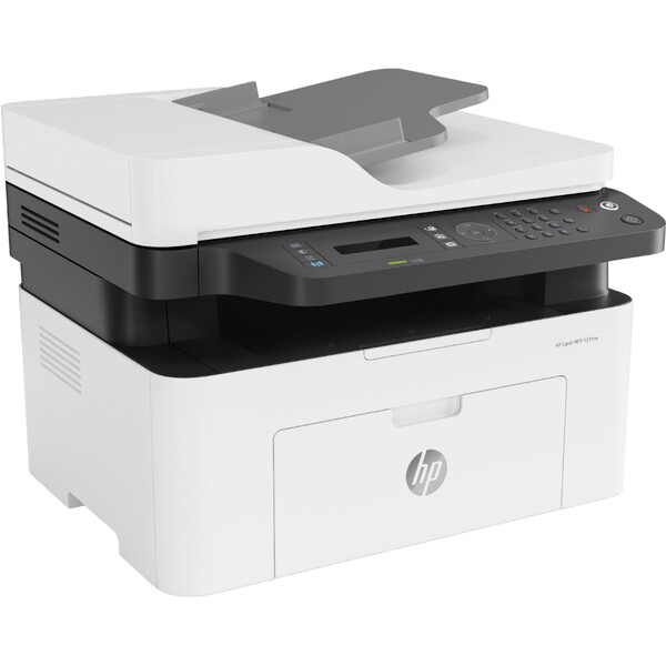 HP Laser MFP 137fnw Wi - Fi Faks Fotokopi Tarayıcı Lazer Yazıcı 4ZB84A