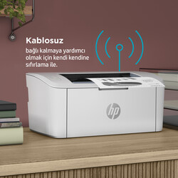 HP LaserJet M111w Wi-Fi Lazer Yazıcı Beyaz 7MD68A - Thumbnail