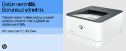 HP LaserJet Pro 3003dw Tek Fonksiyonlu Yazıcı 3G654A - 6