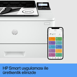 HP LaserJet Pro 4003DN Çift Taraflı Baskı Wi-Fi Lazer Yazıcı Beyaz 2Z609A - Thumbnail