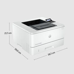 HP LaserJet Pro 4003DW Çift Taraflı Baskı Wi-Fi Lazer Yazıcı Beyaz 2Z610A - Thumbnail (4)