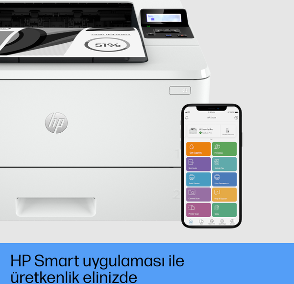 HP LaserJet Pro 4003n Lazer Yazıcı Beyaz 2Z611A