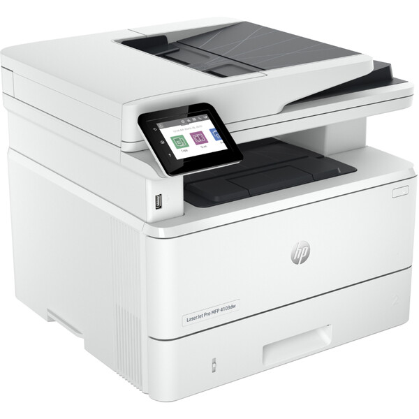 HP LaserJet Pro MFP 4103DW Wi - Fi Fotokopi Çift Taraflı Baskı Tarama Lazer Yazıcı Beyaz 2Z627A