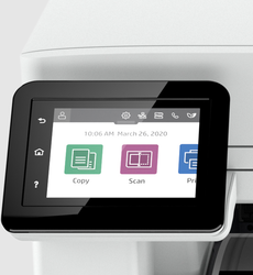 HP LaserJet Pro MFP 4103DW Wi - Fi Fotokopi Çift Taraflı Baskı Tarama Lazer Yazıcı Beyaz 2Z627A - Thumbnail