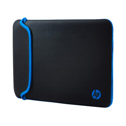 HP 14.1 inç Çift Taraflı Fermuarsız Neopren Kılıf - Siyah & Mavi V5C27AA - Thumbnail (0)