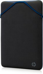HP 14.1 inç Çift Taraflı Fermuarsız Neopren Kılıf - Siyah & Mavi 2F1X4AA - Thumbnail (0)