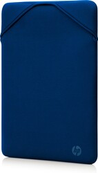 HP 14.1 inç Çift Taraflı Fermuarsız Neopren Kılıf - Siyah & Mavi 2F1X4AA - Thumbnail (1)