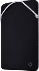 HP Neopren 14.1 inç Ters Çevrilebilir Notebook Kılıfı Siyah-Gümüş 2F2J1AA - Thumbnail (1)