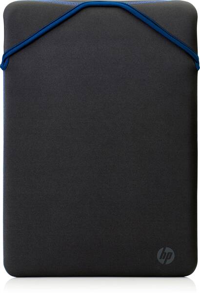 HP 15.6 inç Çift Taraflı Fermuarsız Neopren Kılıf - Siyah & Mavi 2F1X7AA