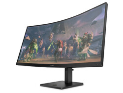 HP OMEN 34c 34 inç 165Hz 1ms (HDMI + Display) Hoparlör Asansör FreeSync Premium WQHD LED Curved Gaming Monitör 780K8E9 - Thumbnail (2)