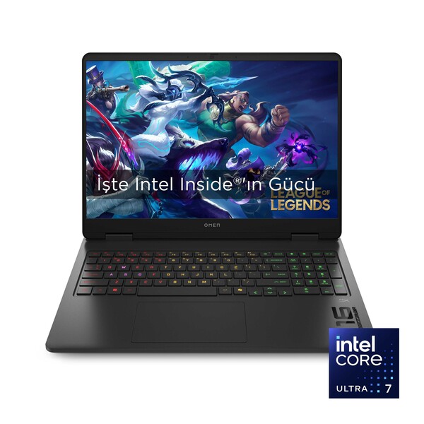HP OMEN Laptop 16-AM0062NT Intel Core Ultra 7 255H 24GB RAM 1TB SSD 8GB NVIDIA GeForce RTX5060 16 inç 2K 144Hz FreeDOS CJ8U6EA