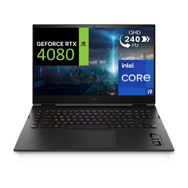 HP OMEN Laptop 17-CK2015NT Intel Core i9-13900HX 32GB RAM 1TB SSD NVIDIA GeForce RTX 4080 17.3 inç QHD FreeDOS Siyah 892R1EA 