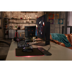 HP OMEN Outpost Çift Yüzlü Mouse Pad & Kablosuz Qi Şarj İstasyonu 6CM14AA - Thumbnail