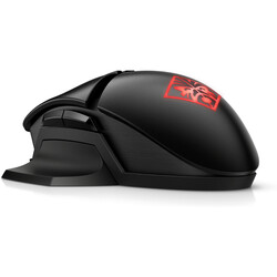 HP OMEN Photon Kablosuz Qi Şarj Edilebilir Oyuncu Mouse - Siyah 6CL96AA - Thumbnail (2)