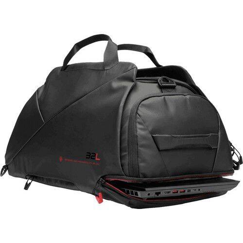 HP OMEN Transceptor 17.3 inç Duffle Spor Oyuncu Bilgisayar Sırt ve Seyahat Çantası 32L - Siyah 7MT82AA