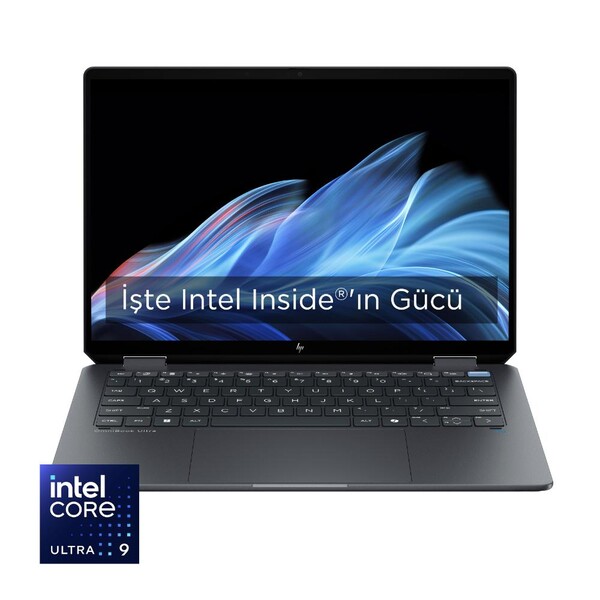 HP OmniBook Ultra Flip x360 Laptop 14-FH0000NT Intel® Core™ Ultra 9 İşlemci-288V 32GB RAM 2TB SSD Intel Arc Graphics 14 inç 2.8K OLED Dokunmatik Windows 11 Home Gri B46ZDEA
