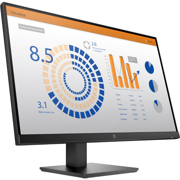 HP P27Q G4 27 inç 5ms (AnalogHDMI) QHD IPS 60 Hz Monitör Siyah 8MB11AS