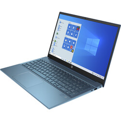 HP Pavilion Laptop 15-EH1010NT AMD Ryzen 5 5500U 8GB RAM 512GB SSD AMD Radeon 15.6 inç FHD Windows 10 Home Mavi 4H0W9EA - Thumbnail (1)