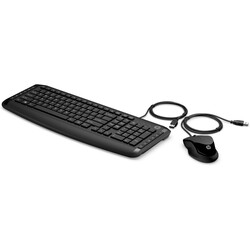 HP Pavilion 200 Kablolu Klavye & Mouse Kombo Set Türkçe - Siyah 9DF28AA - Thumbnail