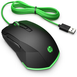 HP Pavilion 200 Oyuncu Mouse - Siyah 5JS07AA - Thumbnail