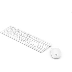 HP Pavilion 800 Kablosuz İnce Sessiz Klavye & Mouse Kombo Set Türkçe - Beyaz 4CF00AA - Thumbnail