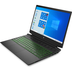 HP Pavilion Gaming Laptop 16-A0029NT Intel Core i5-10300H 8GB RAM 512GB SSD 4GB GeForce GTX 1650Ti 16.1 inç FHD Windows 10 Home Siyah 3Y4V2EA - Thumbnail (1)