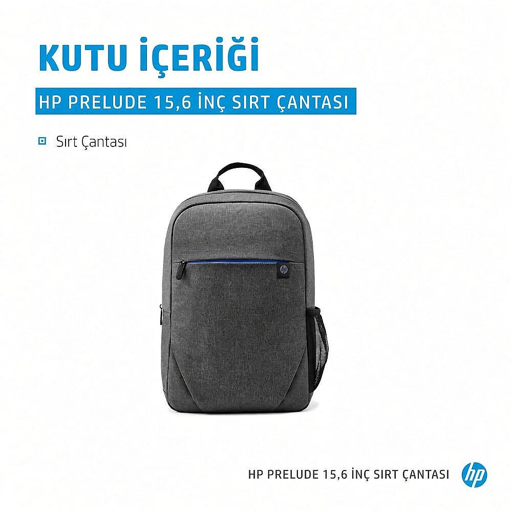 HP Prelude 15.6 inç Bilgisayar Sırt Çantası Gri 2Z8P3AA - HP Store