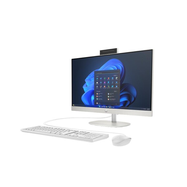 HP ProOne 240 G10 Intel Core i5‑1334U 8GB RAM 512GB SSD Intel Iris Xᵉ Graphics 23.8 inç FHD Win11 Pro All In One PC Beyaz 885B0EA