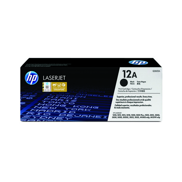 Orijinal HP 12A Toner Kartuşu Siyah Q2612A