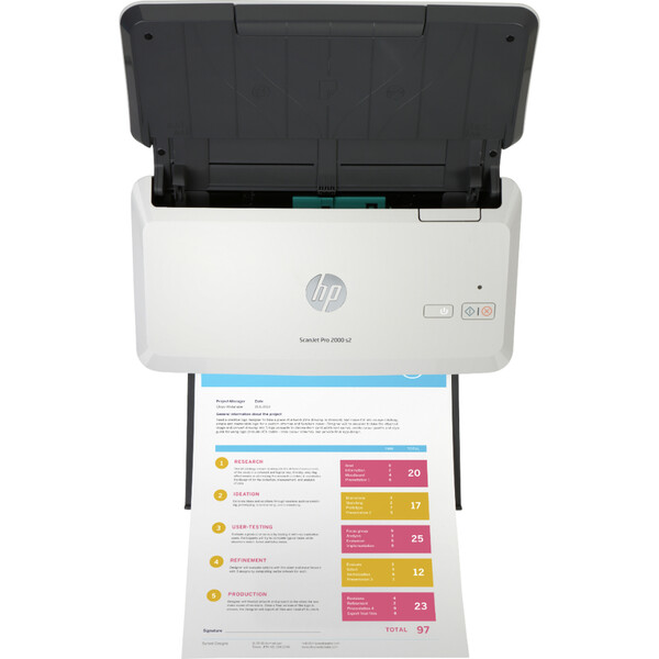 HP ScanJet Pro 2000 S2 Yaprak Beslemeli Tarayıcı 6FW06A